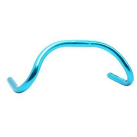 BIG ROC TOOLS Single Speed Bike Handle Bar Blue- Bore 26 mm- 22 x 7 in. 57HBHSRA106BE